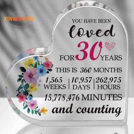 Орнамент в виде сердечка, прозрачный цветочный принт, подарок в виде сердца с гладкими краями, женщина-учитель, коллега, медсестра, доктор, благодарственный подарок