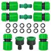 ABS Quick Connector for Garden Hose, 1/2” Double Male Hose Coupling Adapter, Extender Set for Pipe&tube