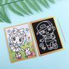 Learning Toy Cards Stickers Magic Scratch Drawing Board Colored Scratch Paper Magic Doodle Board