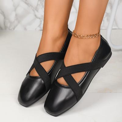 Женские новые осенние туфли на плоской подошве, квадратный носок, мелкий вырез, мягкая подошва, противоскользящие, износостойкие туфли с низким верхом