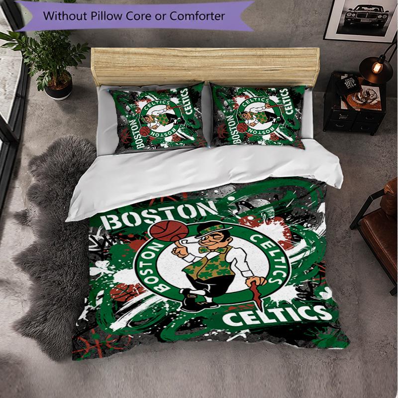 Celtic FC Themed Bedding 3Pcs Duvet Cover Set Decorative Bed Linen For Teen Room Home Decoration