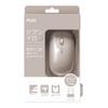 PLUS Mouse Jibuniro Slim Handheld Mouse, Gray, TW-MO001, 428-831