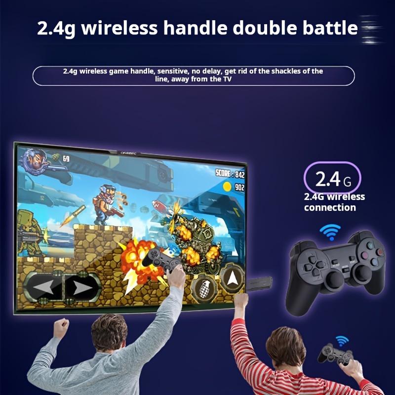 Игровая консоль HD M8, игровая консоль HDMI для домашнего ТВ, беспроводной контроллер, двойная аркадная игровая консоль в стиле ретро