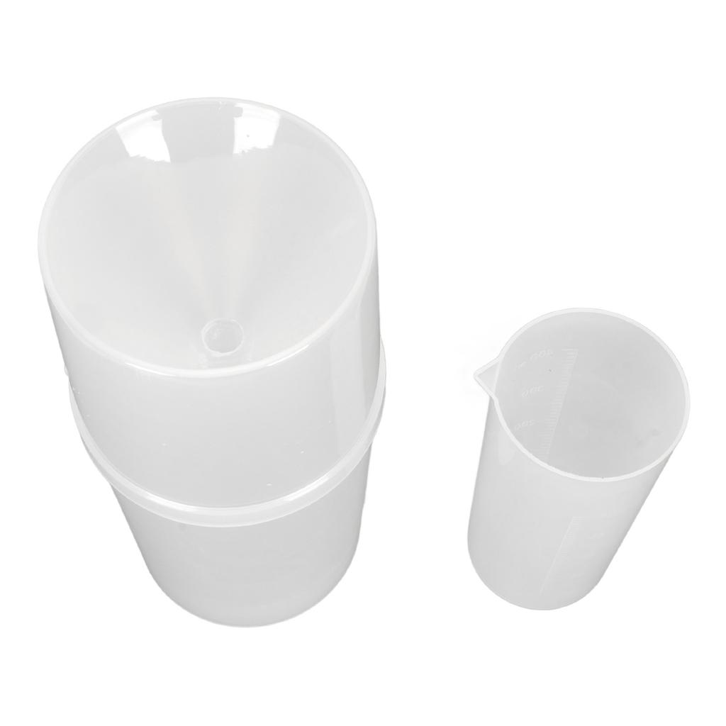 Rain Gauge Cylinder Professional Accurate Scale Measurement Transparent Plastic Rain Gauge for