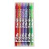 6pcs 0.5mm Erasable Gel Pen Set 6 Colors Ink Writing Gel Pens Refills Rods Washable Handle for School Office Stationery Supplies