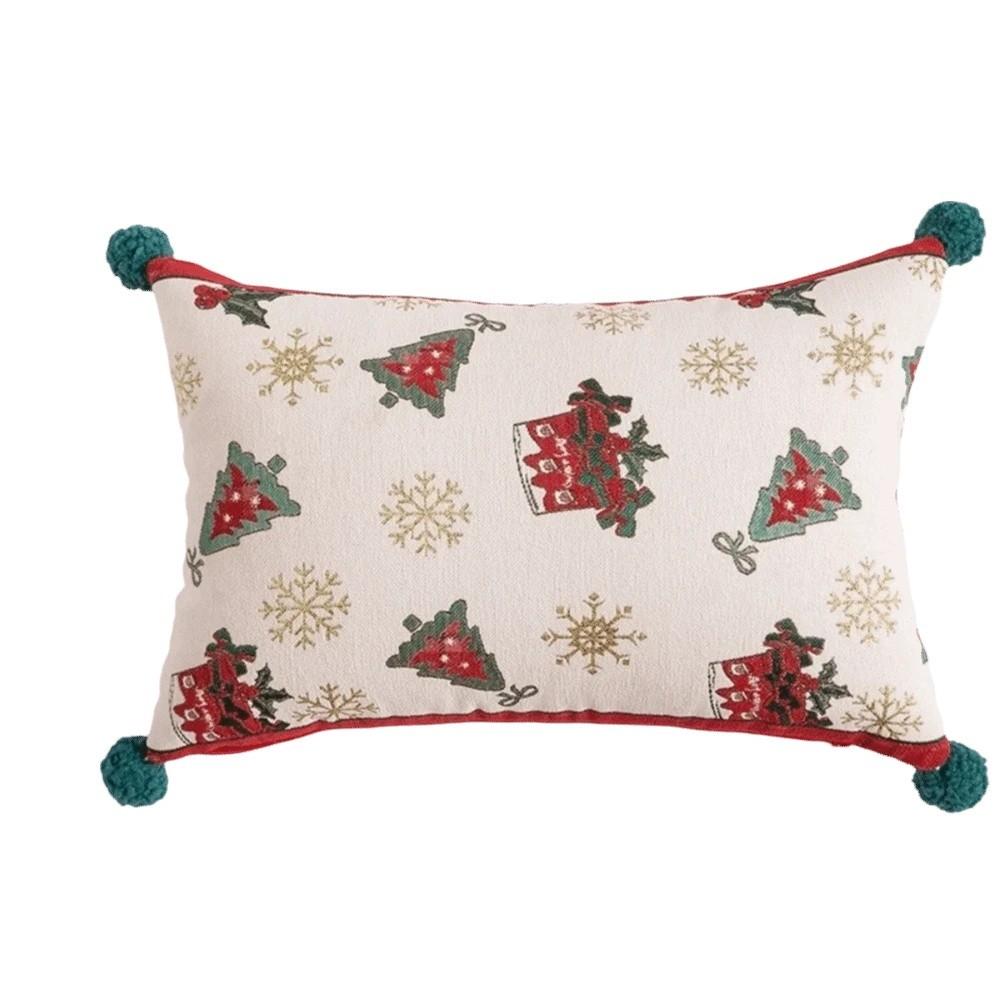 30*50cm Christmas Pillow Cover Soft Throw Pillowcase Sofa Cushion Covers Christmas Decoration