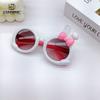 Детские солнцезащитные очки с рисунком, милые, очень милые, с бантом из кролика, детские очки для мальчиков и девочек, солнцезащитные очки Tide