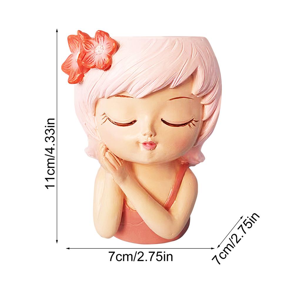 3D Fairy Girls цветочный горшок суккулентное растение цветочный контейнер для кафе кухня гостиная спальня домашний сад кашпо декор