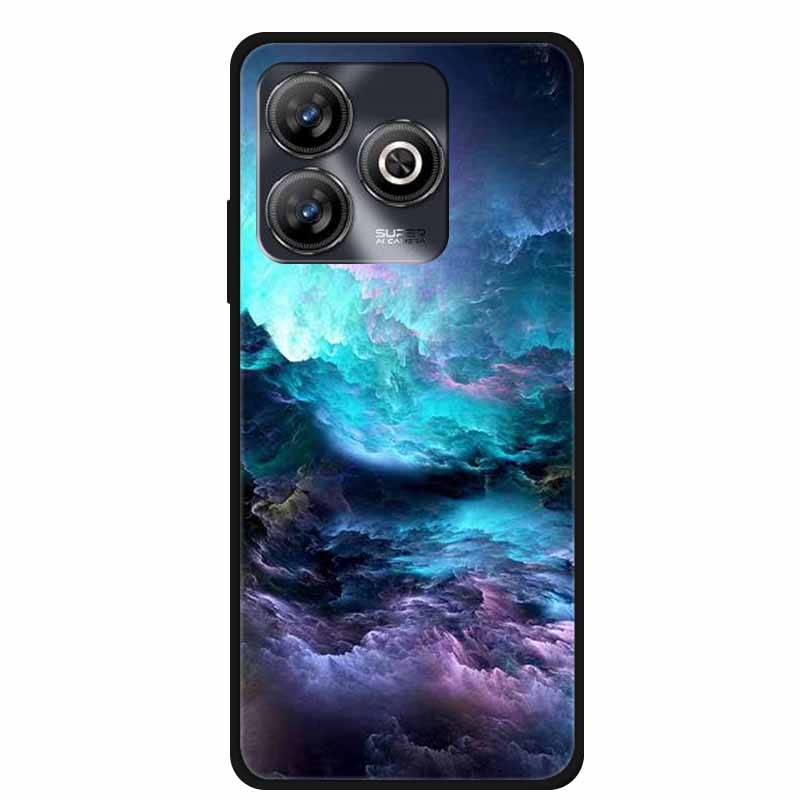 Для ZTE Blade A75 4G Чехлы Z2359 Черный Бампер Мягкий Силиконовый Чехол для ZTE Blade A 75 4G TPU Защита Ударопрочные Чехлы на Z2359