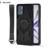 For Moto G13 Phone Case Magnetic Shockproof with Kickstand & Lanyard | Compatible Motorola G13 Cover [6.5 Inch] Heavy Duty