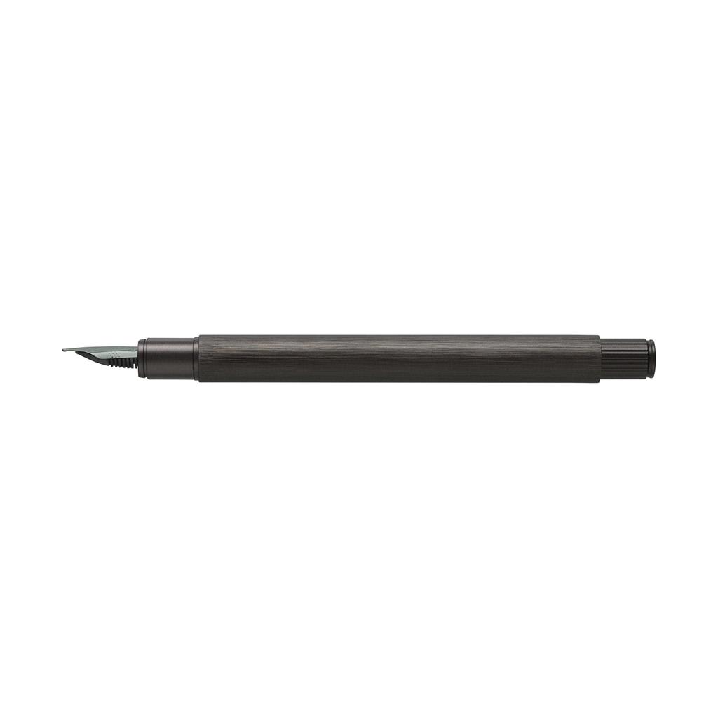 Neo Slim Fountain Fine Официально импортированная ручка FABER-CASTELL,оружейный металл, перо, 146251, Двойного использования,