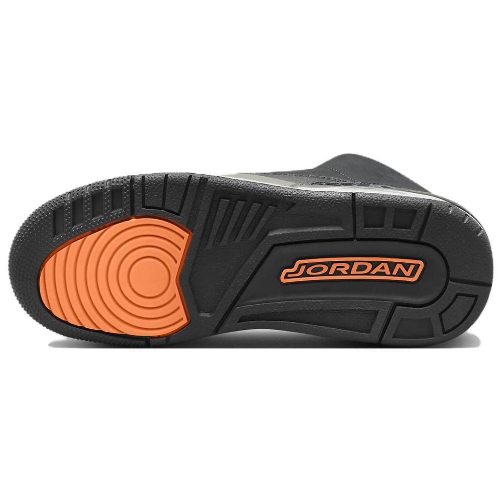 Детские кроссовки Air Jordan 3 Retro GS Fear 2023 Grey Night-Stadium Total-Orange DM0967-080