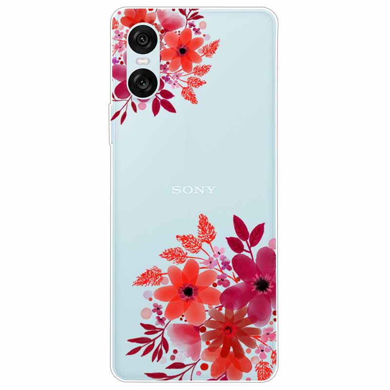 Силиконовый прозрачный чехол для Sony Xperia 10 VI Чехол TPU Милый прозрачный корпус для Sony Xperia 1 VI Чехол 10VI 1VI Печать Мультяшный