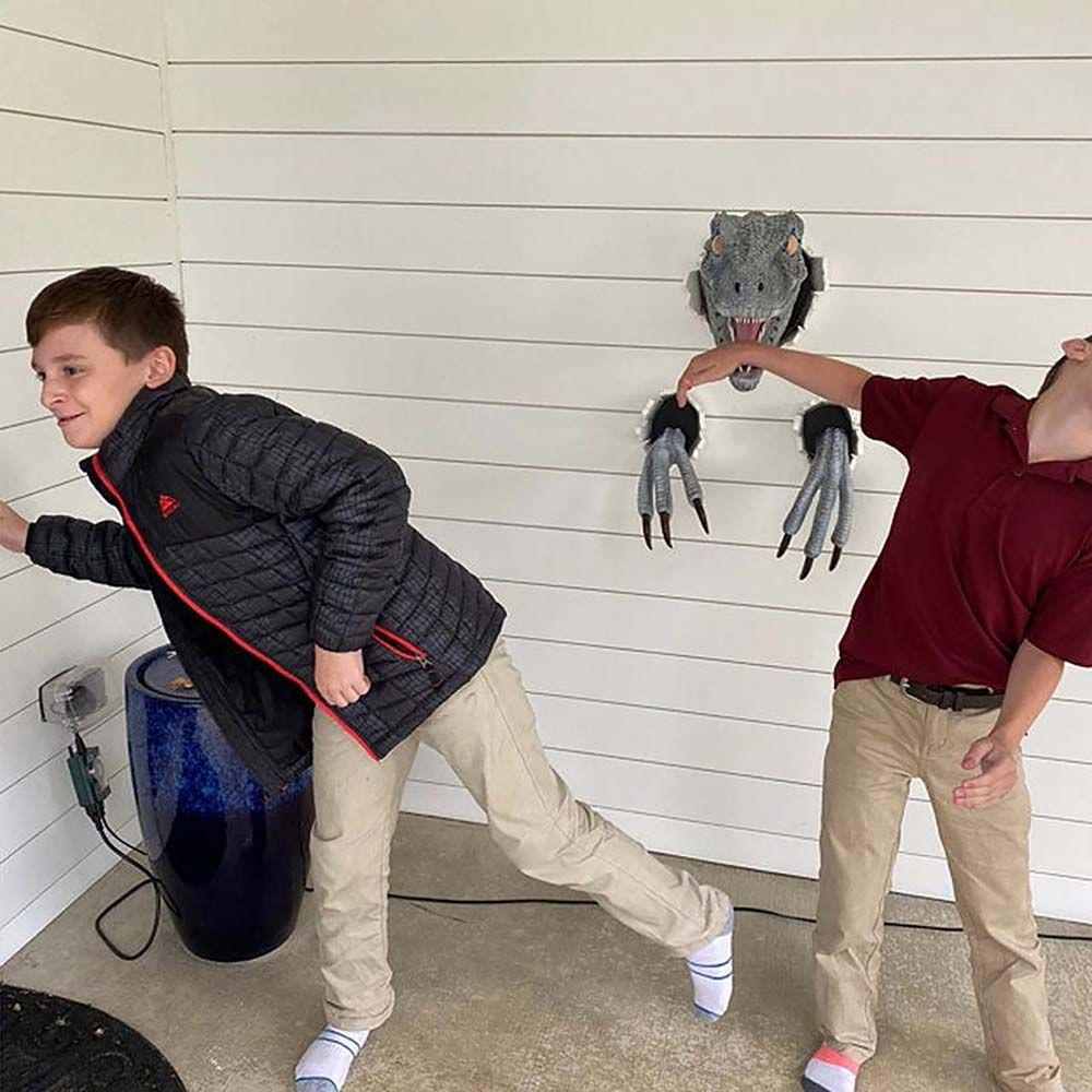 Prop Mounted Dinosaur Decor Bursting Wall Bursting Dinosaur Hanging Decor Dinosaur Sculpture Home