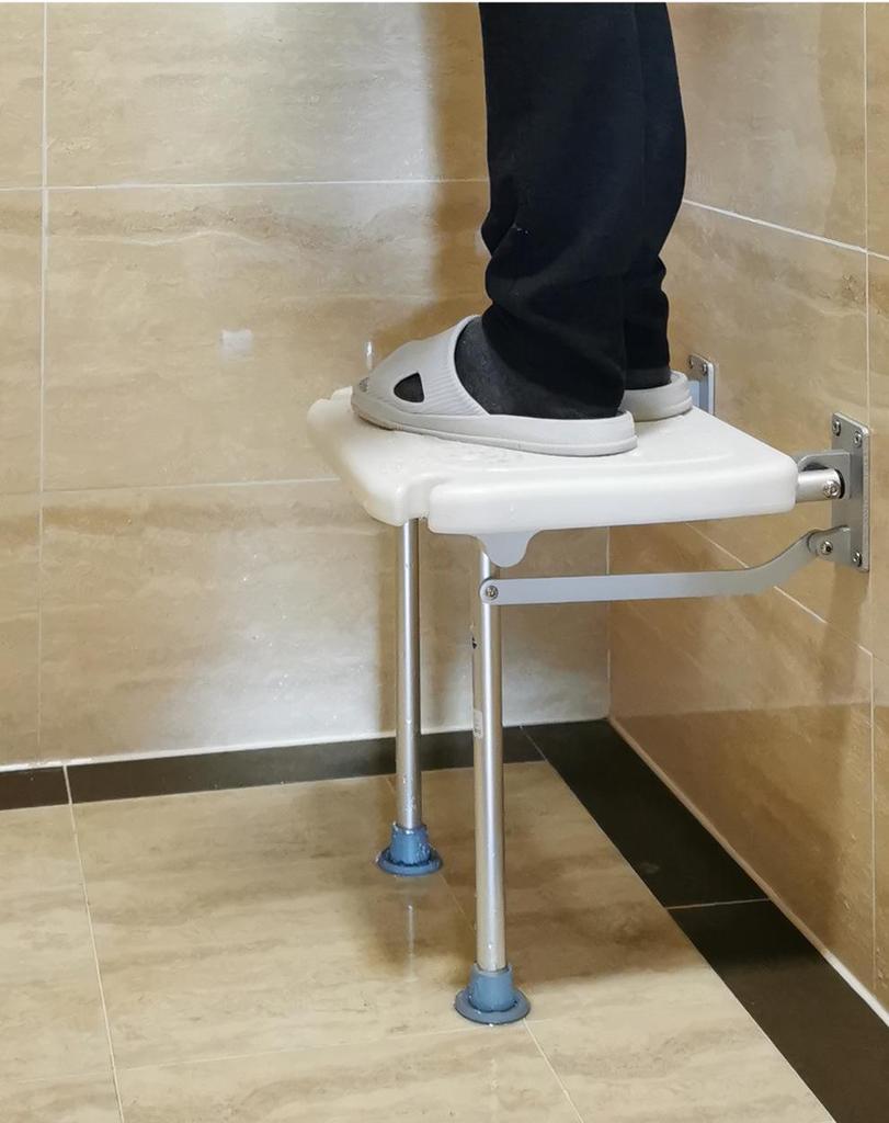 Компактное настенное складное сиденье для душа для пожилых и беременных женщин