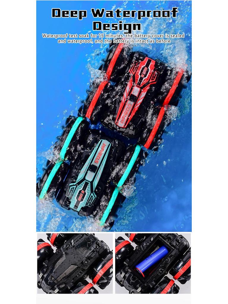 Gesture-Controlled Amphibious Waterproof Stunt Remote Car