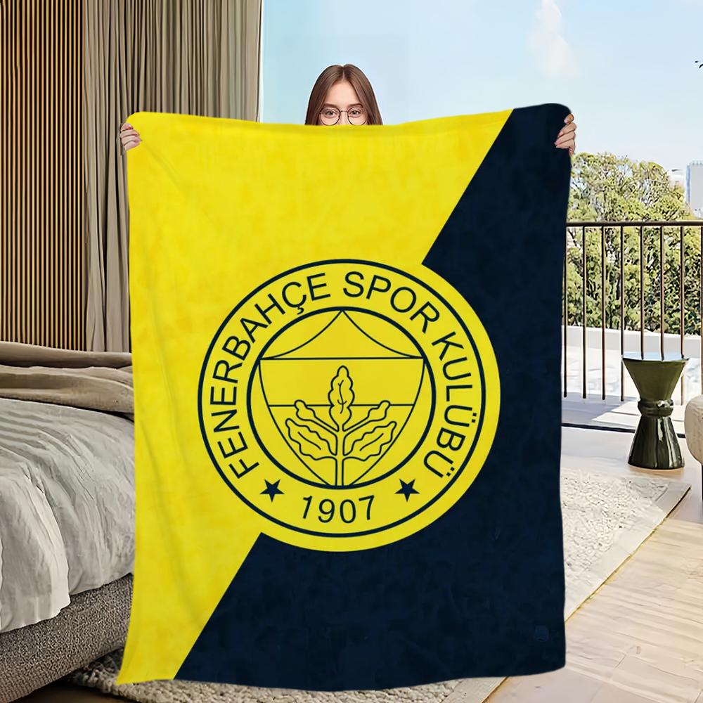 F-F FenerbahceS Skicomfort теплая Мягкое Домашнее Детское Одеяло для Ланча Подходит для Гостиной Офиса Ежедневных Поездок Подарки