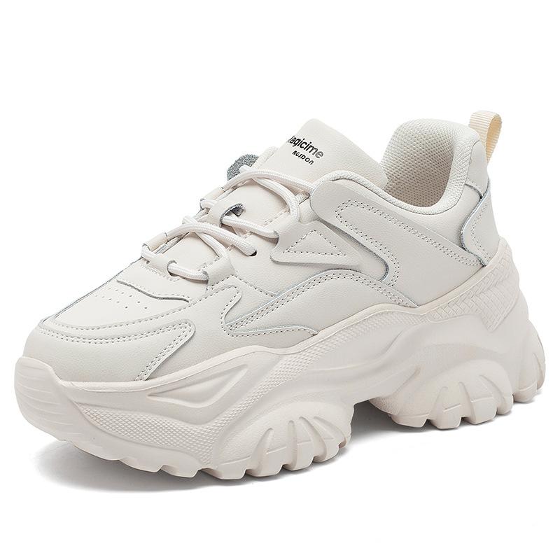 Остин Папины Кроссовки Женские Лето 2025 Новая Мода Однотонные Кроссовки Узкие Повседневные Туфли ins Тренд