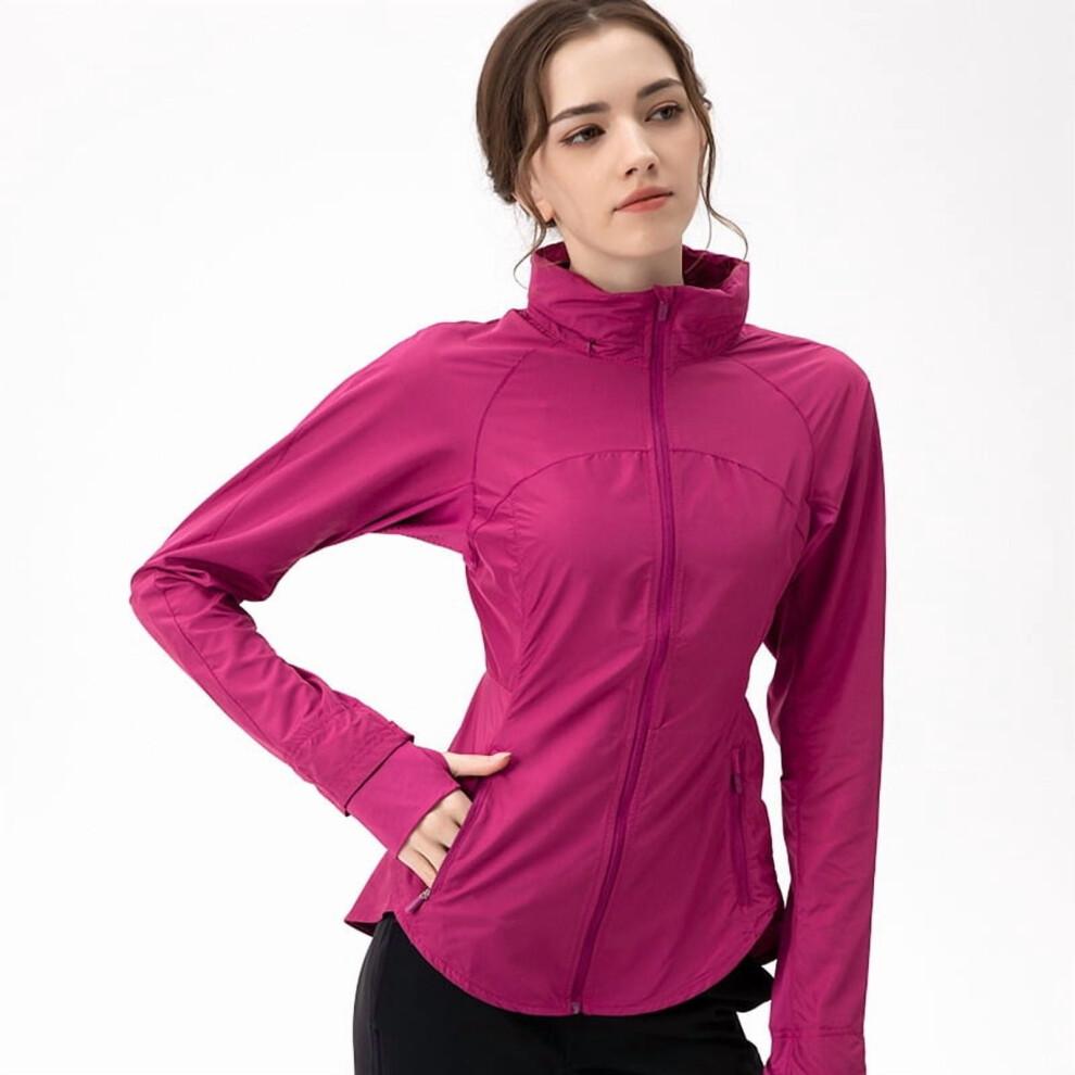 Sports sun protection clothing women's summer thin slim hooded long-sleeved jacket breathable outdoor sun protection clothing assault jacket