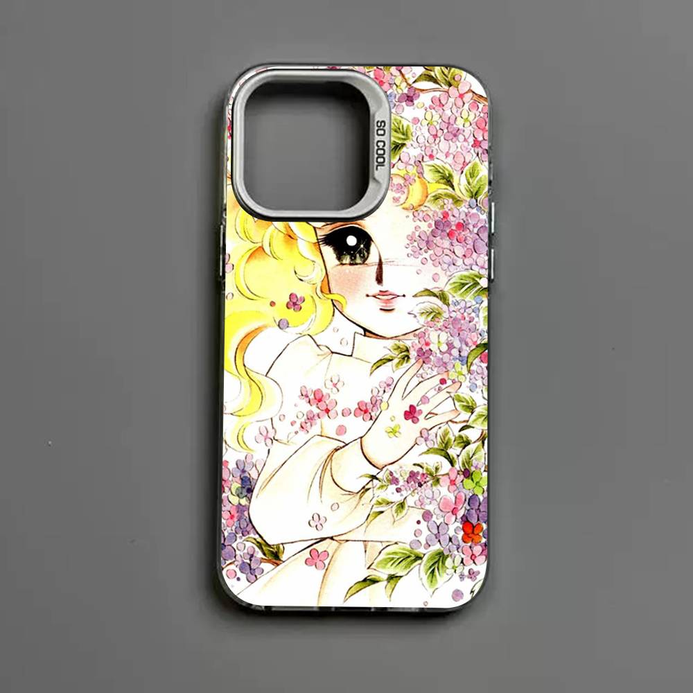 Манга Конфетка Для IPhone 17 16 15 14 13 12 11 Pro Max Plus Матовый Цветной Задний Чехол для Телефона