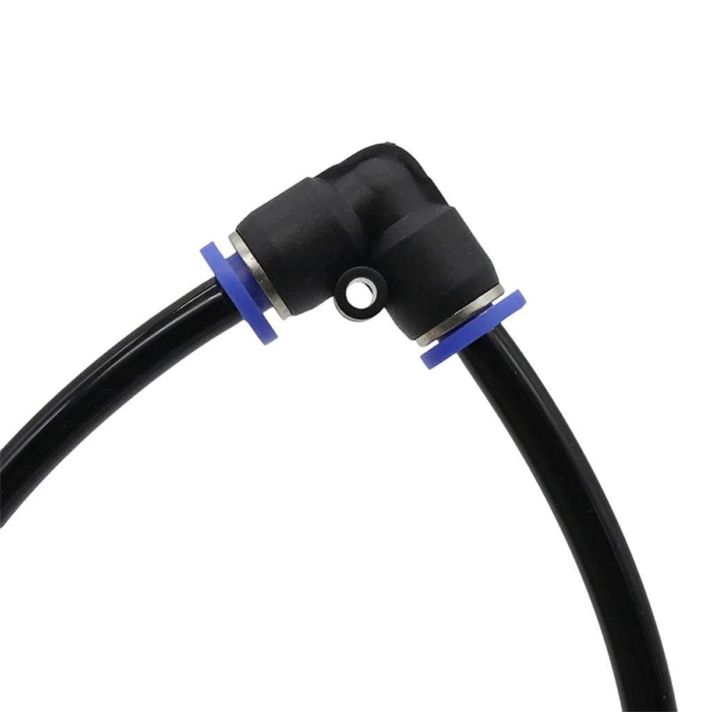 Угловой быстроразъемный соединитель с наружным диаметром 4/6/8/10/12/14/16 мм, пневматическое соединение для домашней кухни, разделитель воды