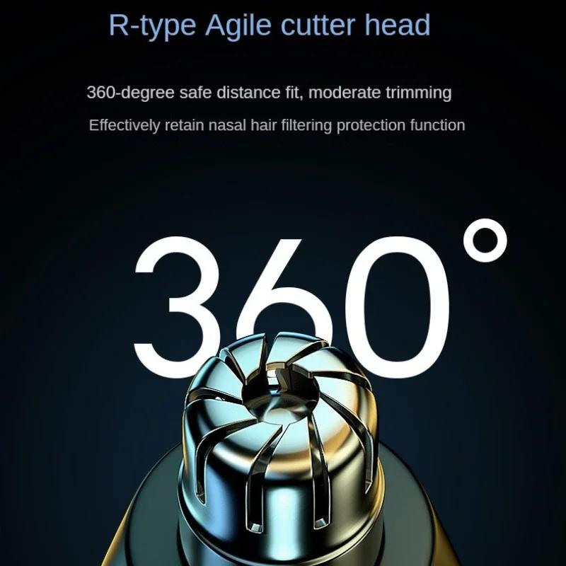 Триммер для волос в носу Триммер для волос на лице Триммер для волос на бороде Перезаряжаемый электрический триммер для волос в носу Модель с зарядкой от USB