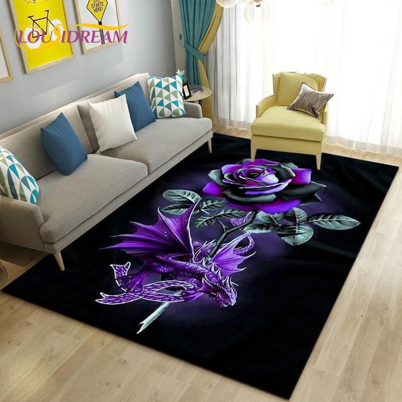 Коврик из листьев одуванчика, коврик для гостиной, спальни, дивана, коврик для двери, кухонный нескользящий напольный коврик