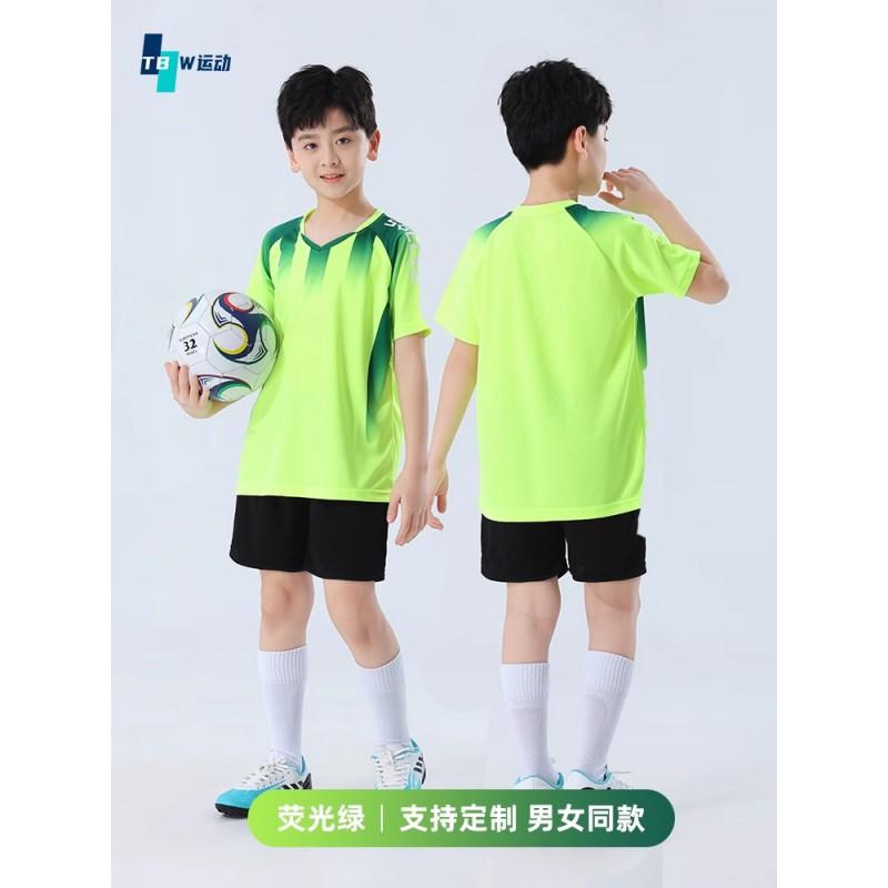 Kids Quick-Dry Sports Set Badminton Tennis Football Training Athletic Wear Unisex Childrens Sportswear