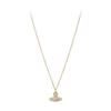 Женское колье Vivienne Westwood Camella Bath Relief Золотой Белый 630203bh R102