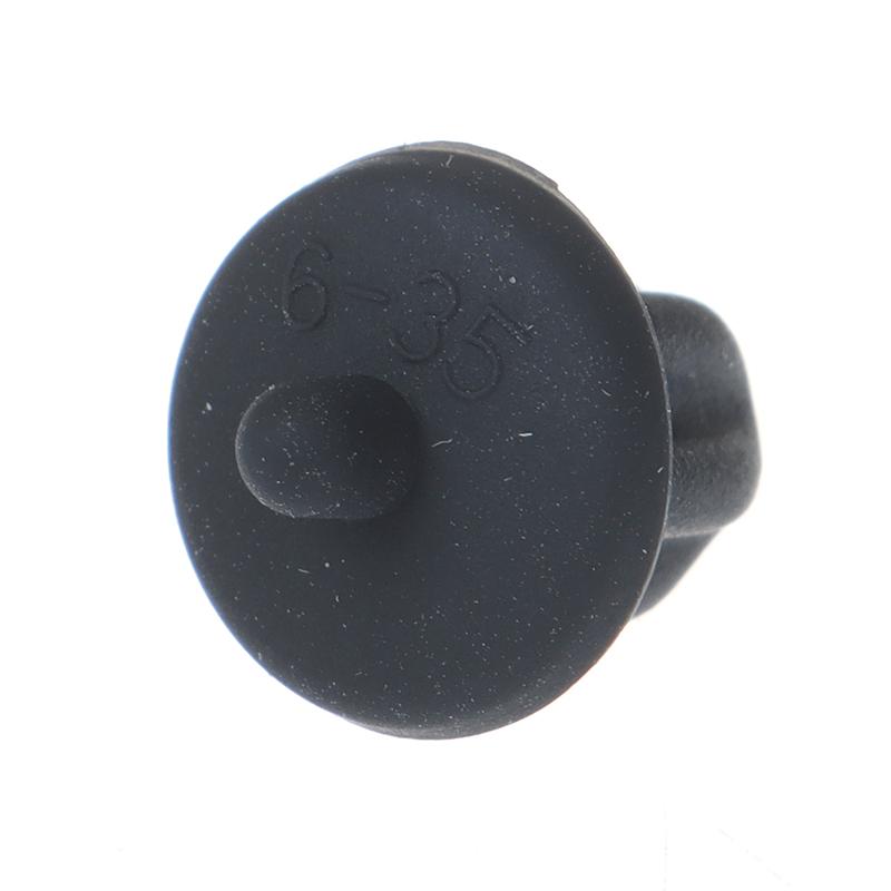 10 шт. черная резиновая 6,35 мм аудиоразъем ПК DVD микрофон гнездо пылезащитная крышка