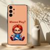 Чехол для телефона Chucky Doll из фильма ужасов для Samsung S25, S24, S21, S22, S23, S30, Ultra, S20, Plus, Fe, Lite, Note, 10, 9, 5G Черный