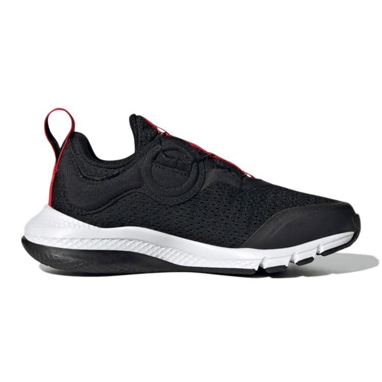 Adidas ActiveFlex Boa J Black Vivid Red Детские кроссовки Core-Black Cloud-White FZ5055