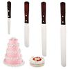 Handle Cake Decorating Bakeware for Mixing Baking Butter Cutter Spatulas Icing Spatula Cake Scraper