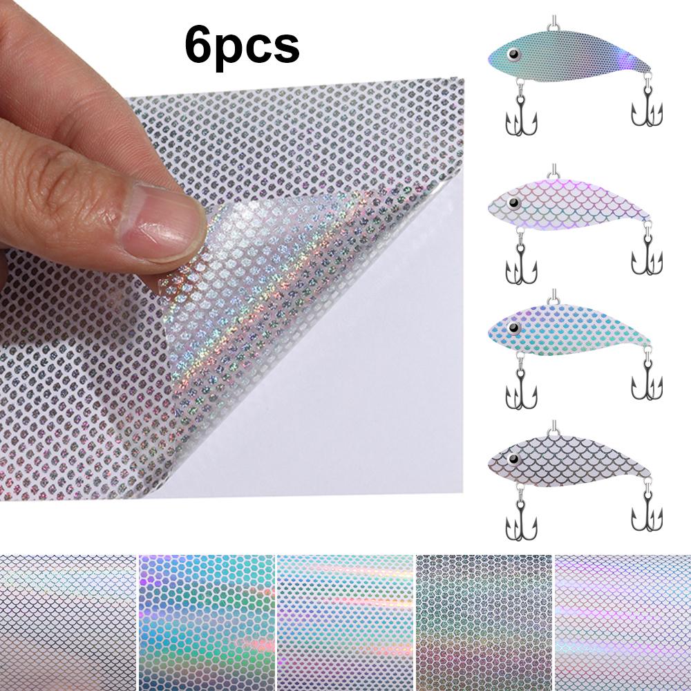 10*20 см рыболовная приманка, флэш-лента, материал для завязывания мушек, наклейка с изменением цвета, голографическая клейкая пленка