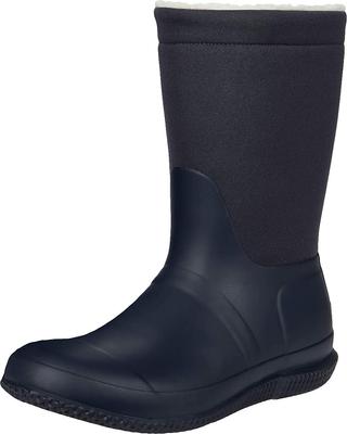 Оригинальные шерпа резиновые сапоги женские с отворотом