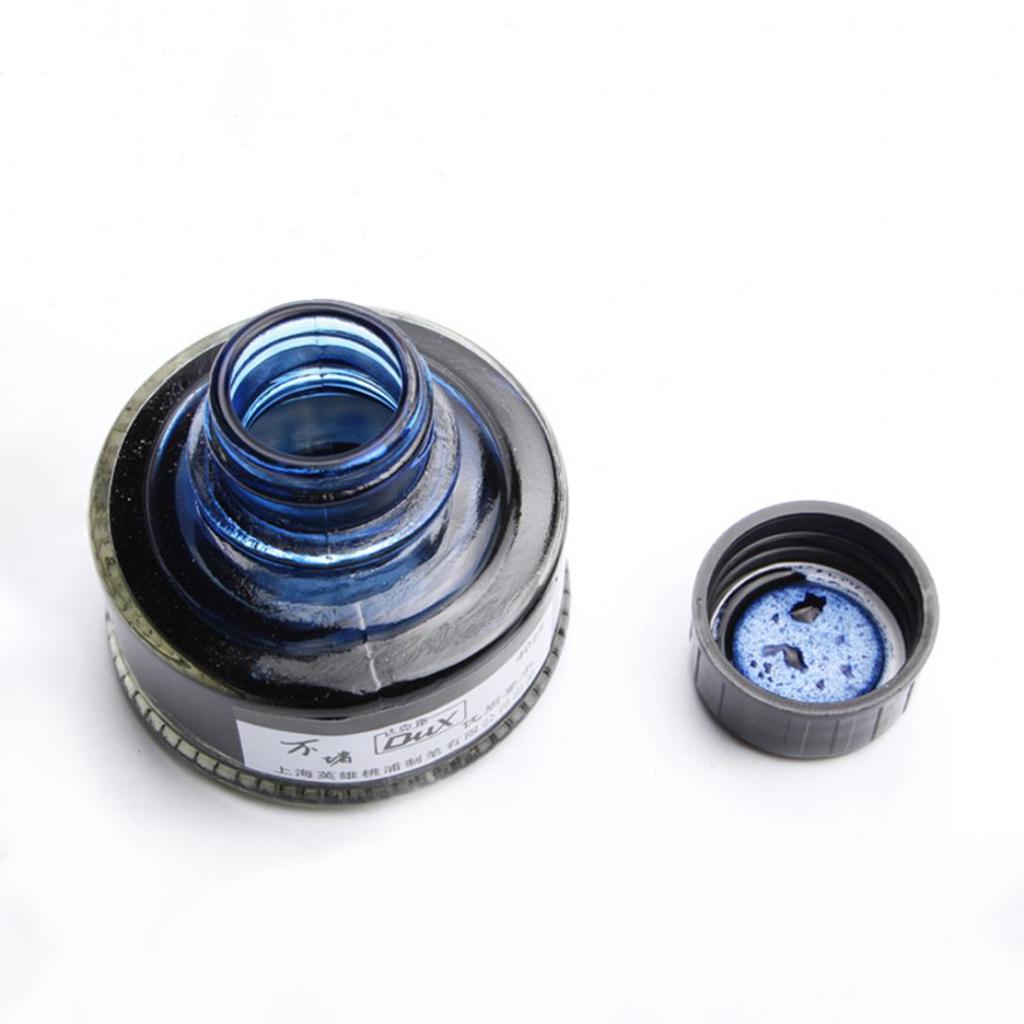 Checkmate 50ML Smooth Writing Fountain Pen Ink Glass Bottle Student School Office Supplies