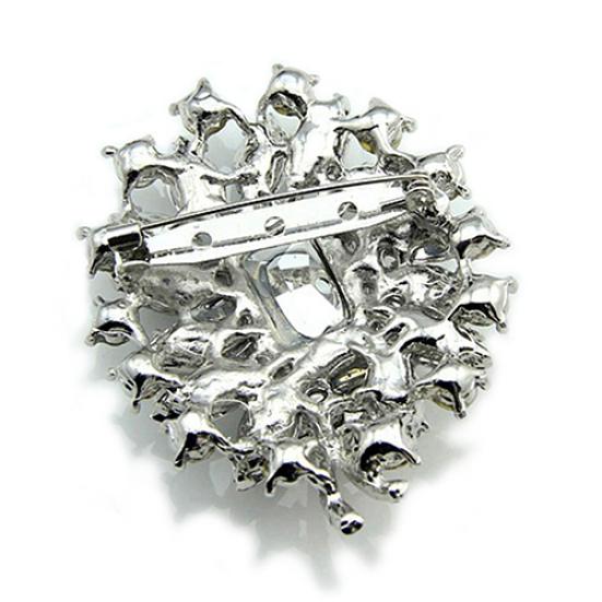 Женская брошь для банкета и вечеринки, синяя прозрачная брошь в форме бабочки