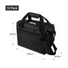 5 лет AO Coolers 12 Pack Carbon Soft Cooler Black 11L устойчивый к пятнам легкий изолированный термоконтейнер-холодильник сумка-холодильник изолированная сумка для кемпинга на открытом воздухе
