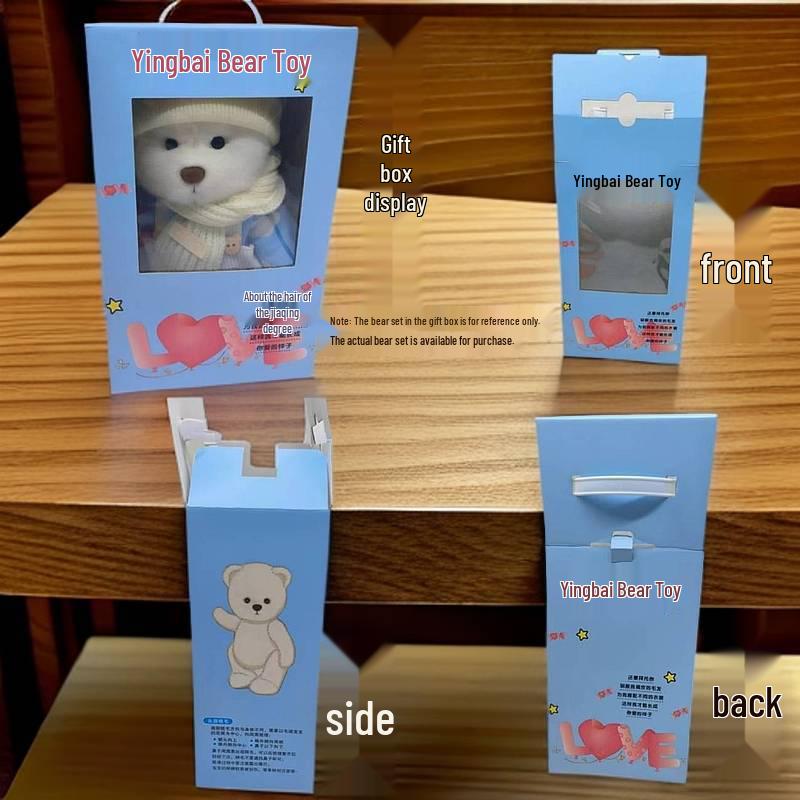 Плюшевая кукла медведь с 11 шарнирами: Трансформируемая тряпичная кукла в подарок для девочек