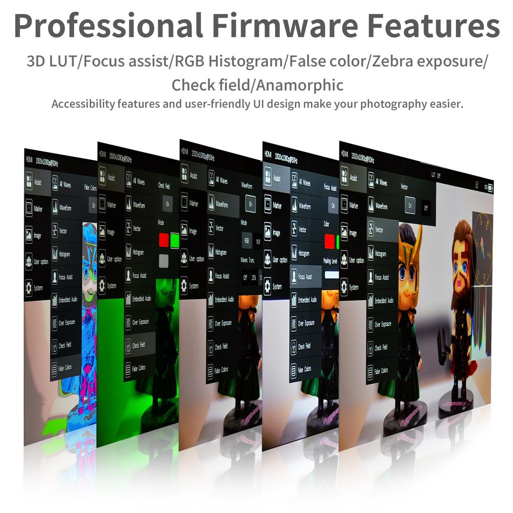 ANDYCINE A6 II 5.5 Inch DSLR Camera Field Monitor Touch Control Director Video Monitor 3D Luts