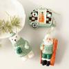 Plastic Santa Claus Figurine Pendant Colorful Christmas Scene Layout Supplies  New Year