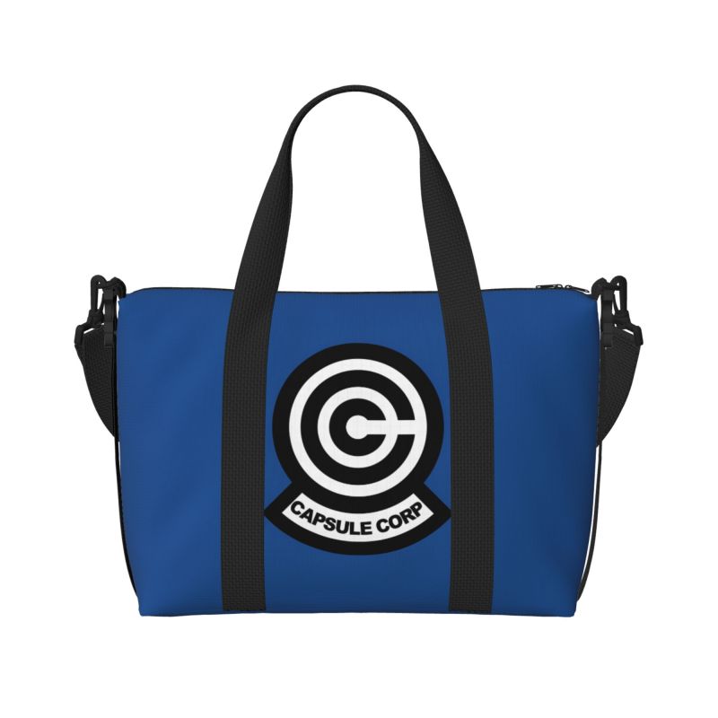 Dragon Capsule Ball Corp Print Travel Duffel Bags Waterproof Foldable Overnight Bag with Shoulder Strap Sport Gym Yoga Bag