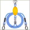 Heavy Duty Boat Tow Harness for Tubing, Stainless Steel Quick Connector, Self Centering Tow Rope for Water Sports Jet Ski Wakeboarding