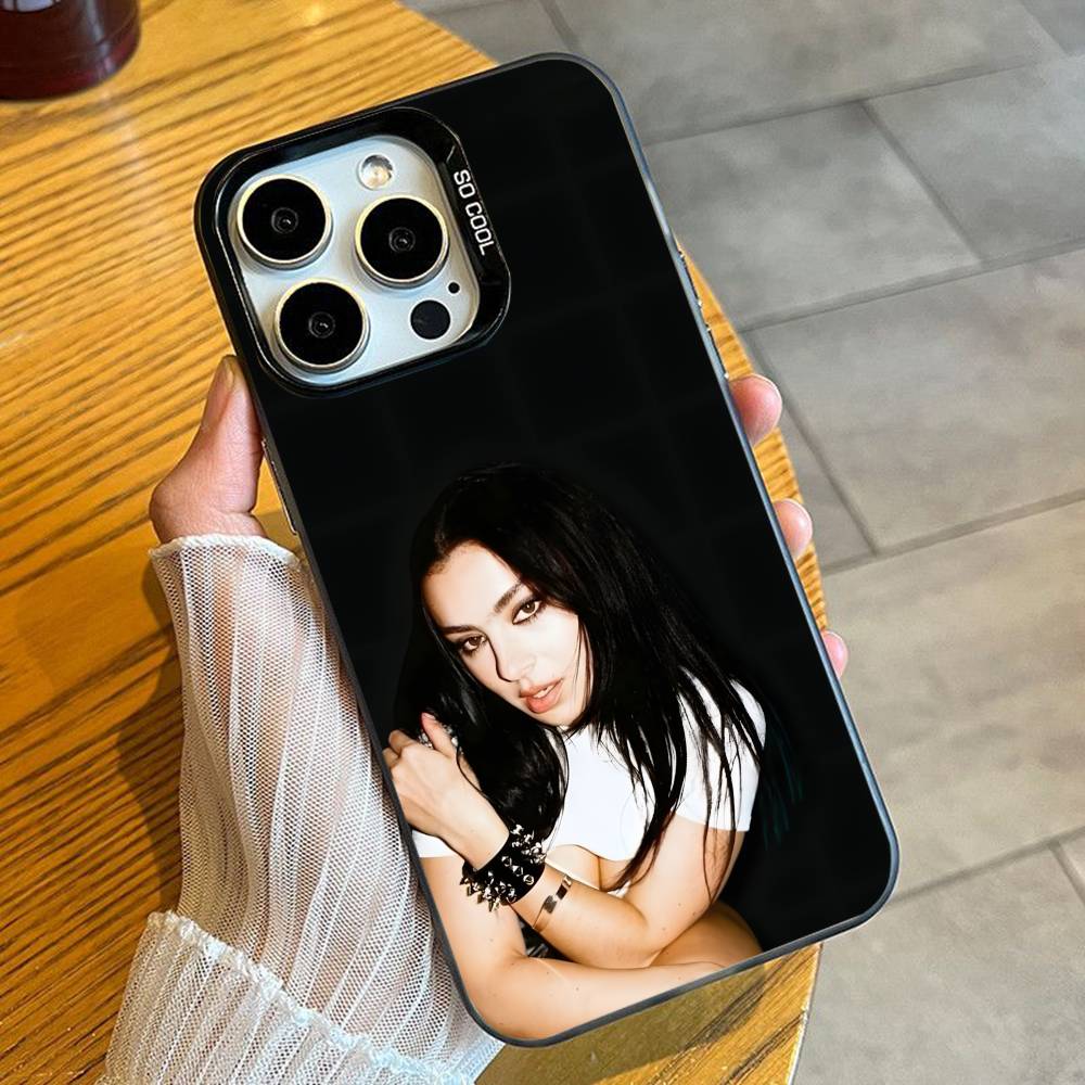 BRAT C-Charli xcx Phone Case For iPhone 16 17 15 14 12 13 Pro Max Black Color Shockproof Cover