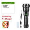 High Powerful LED Flashlight Rechargeable Type-c Flashlight 18650 Long Range 1500M Torch Light For Camping Fishing