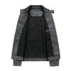 PU Leather Jacket Autumn and Winter New Trendy Lapel Jacket Men's Loose and Versatile Casual Top Jacket