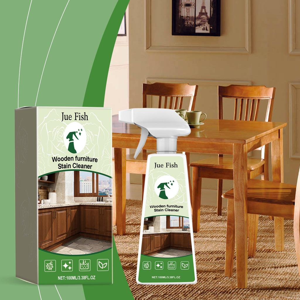 JUE FISH Чистящее средство для деревянной мебели, пятновыводитель, средство для удаления пыли, спрей для чистки плесени и грибка