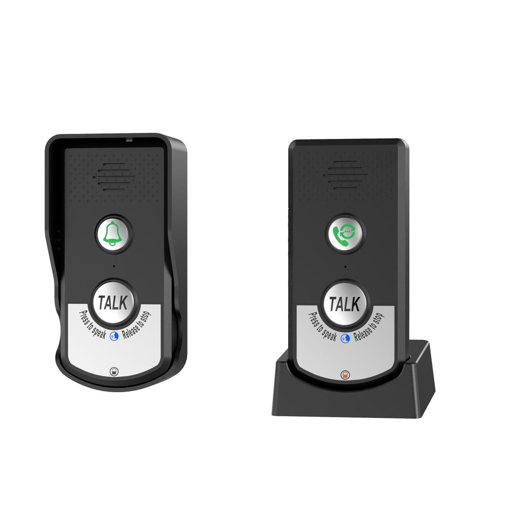 2.4Ghz Wireless Audio Intercom Door Phone Two Way Voice Doorbell H8 Voice Sender&Reciever Walkie-talkie Dooring DoorBellAA