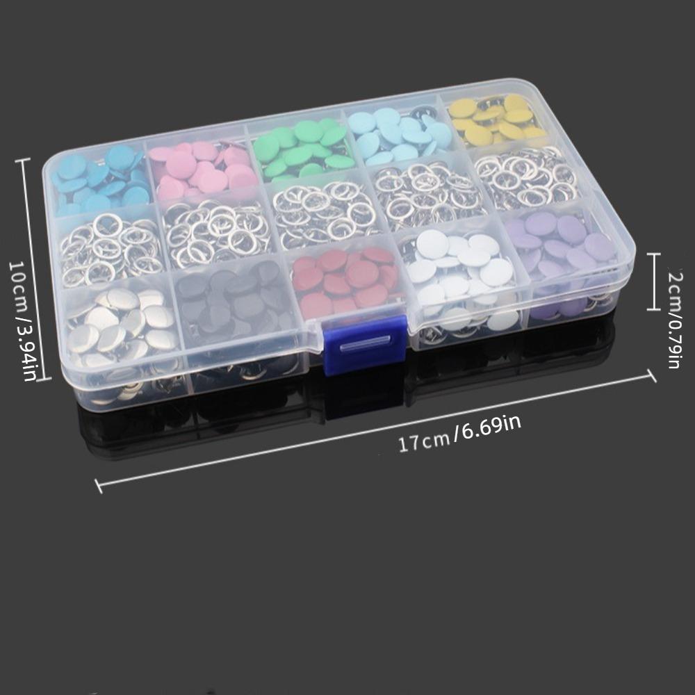 100Pcs Thickened Snap Five Claw Buckle Clamp Set Metal Buttons Press Button Studs Kits Shoes