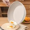 Non-Stick Frying Pan with Lid BPA Free Easy To Clean Heavy-Duty Egg Pan with Heat-Resistant Handle Cookware